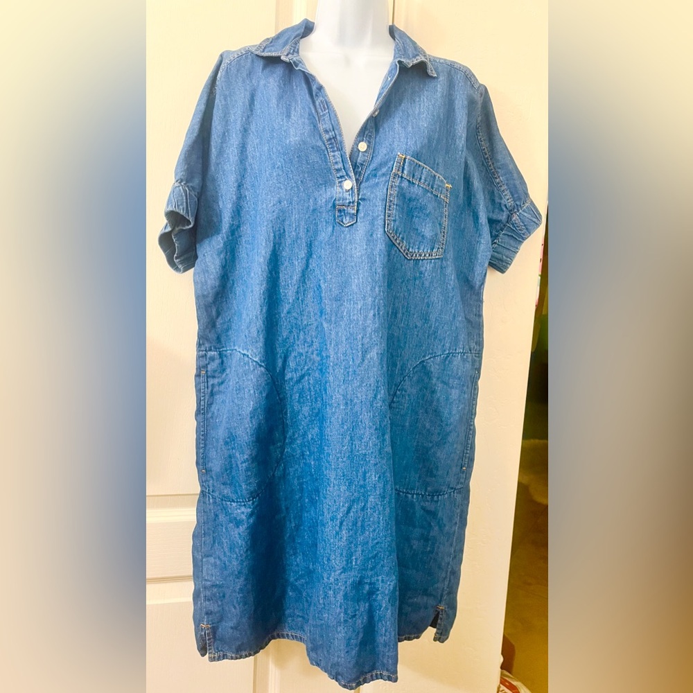 GAP Denim Popover Dress